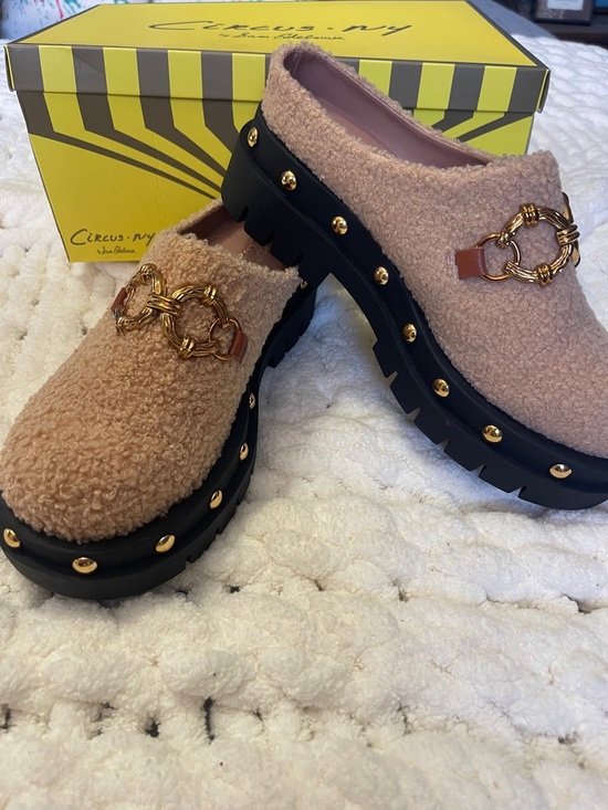 Circus by Sam Edelman Shoes - Circus by Sam Edelman size 7.5 New never worn. Teddy Shearling Mule - Beige
